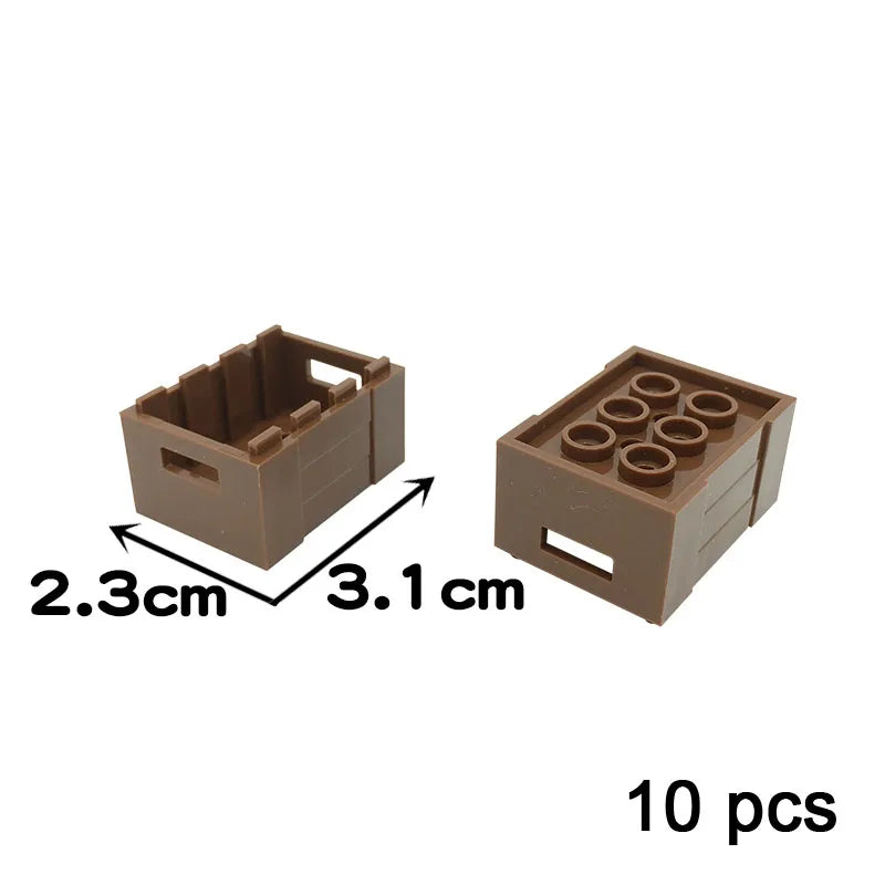 10 pcs basket - Build Your Own Toys & Colors Grocery Store | GadWitch Toys