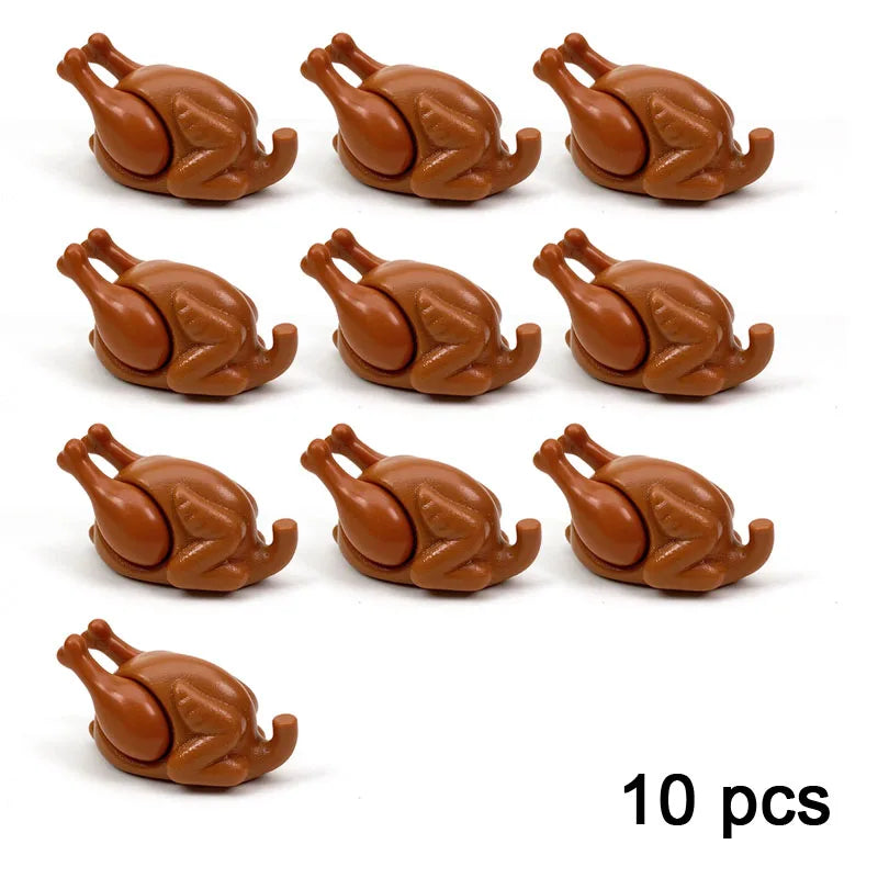 10 pcs turkey - Build Your Own Toys & Colors Grocery Store | GadWitch Toys