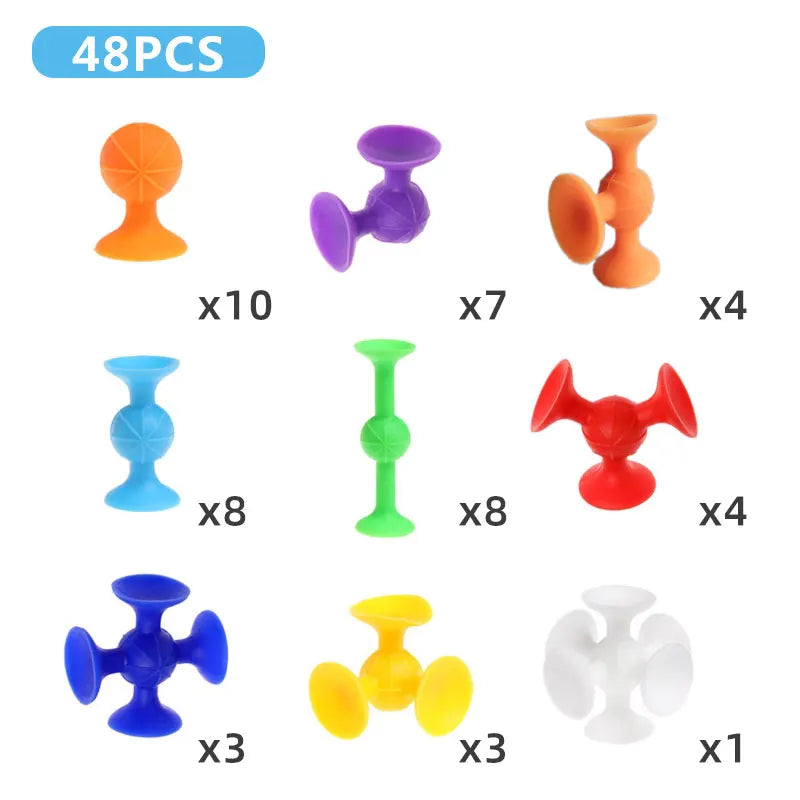48 pieces of sucker toys - GadWitch Toys