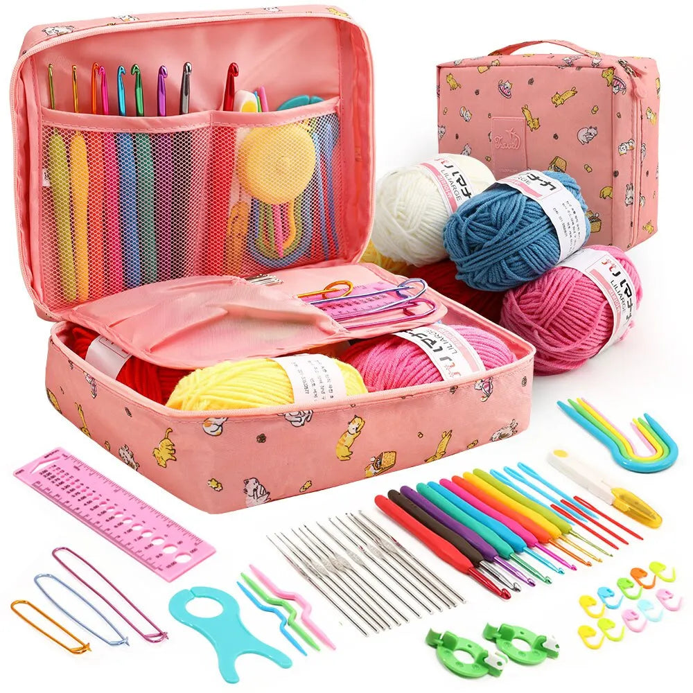 53 pieces Complete Crochet for Beginners Kit - GadWitch Toys