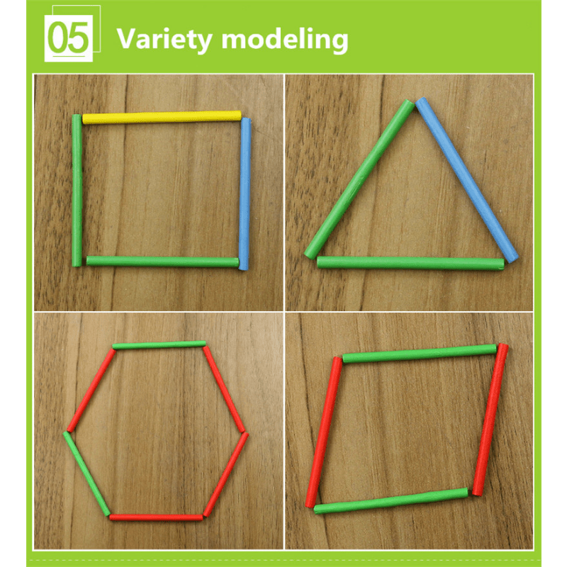 5 - Arithmetic math - Wood Sticks Math Playground math | Montessori Method | GadWitch Toys