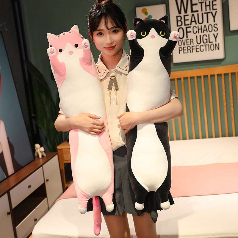 BIG BEAUTIFUL PILLOW CATS - Biggest Cat and Meow | Long Cat Sleeping Pillow | GadWitch Toy store