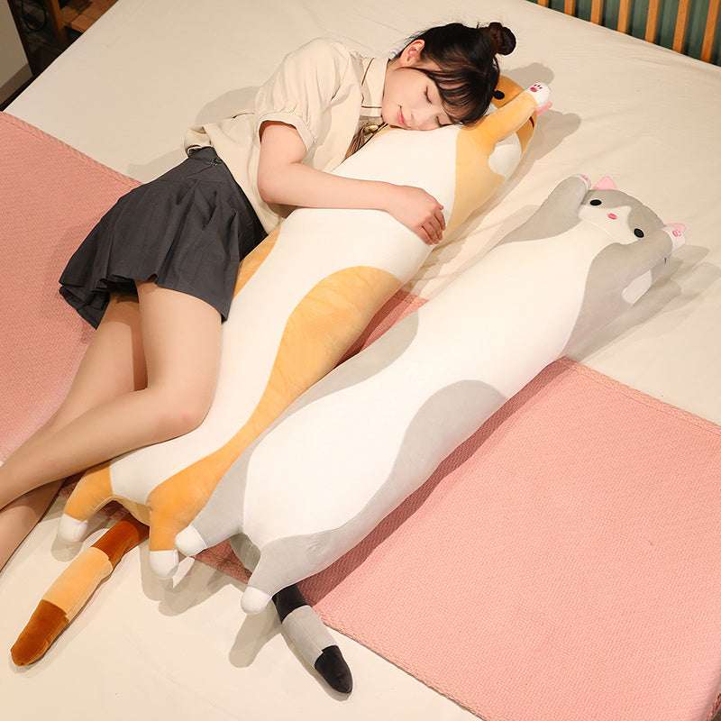 CONFORTABLE PILLOW CAT - Biggest Cat and Meow | Long Cat Sleeping Pillow | GadWitch Toy store