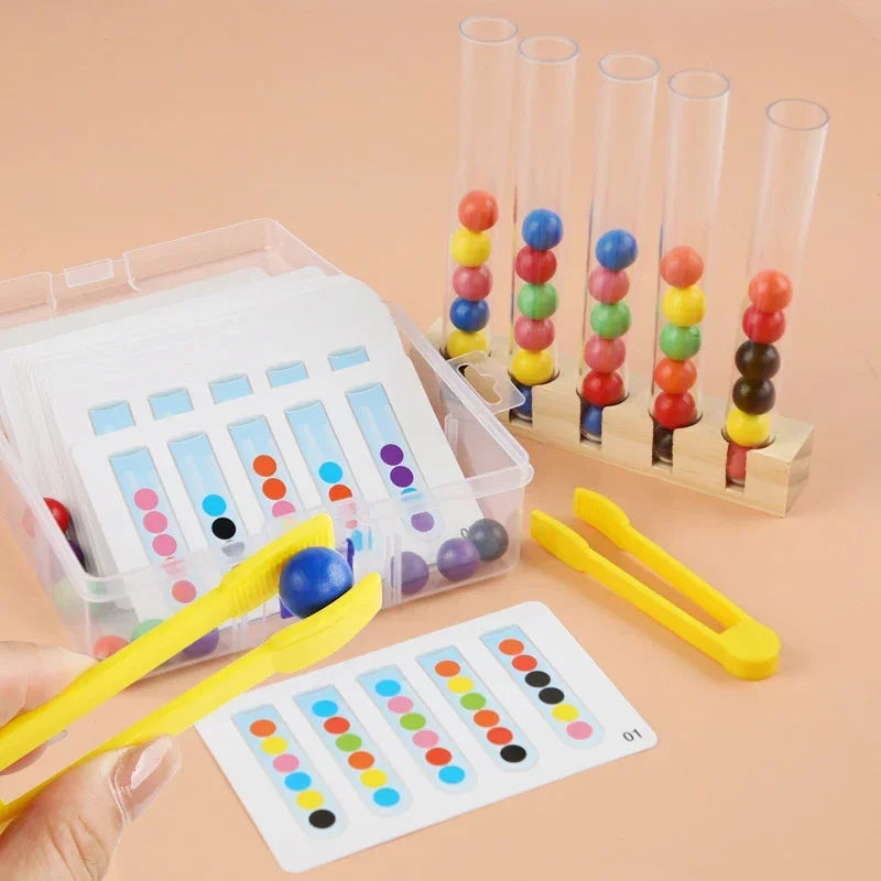 Montessori Education | Multi Color Counting Tube Bead