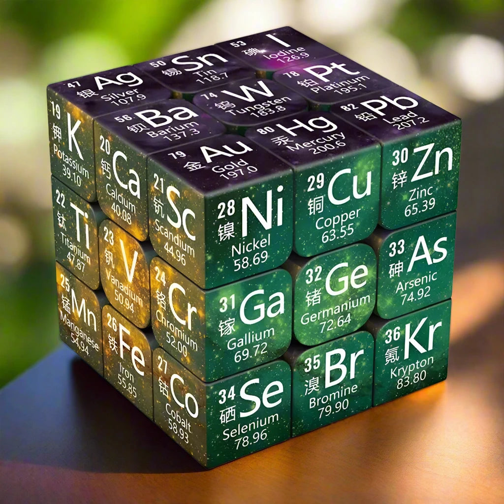 Chemistry cube - Educational Smart Cube Puzzle | Math & Chemistry Lovers | GadWitch Toys