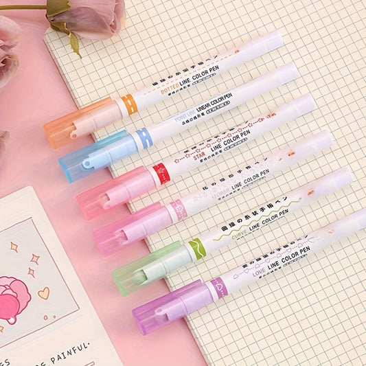 ColorCurve Magic Pens: Transform Your Creativity with 6 Colorful Art Drawing Pens – Quick-Dry and Fun!