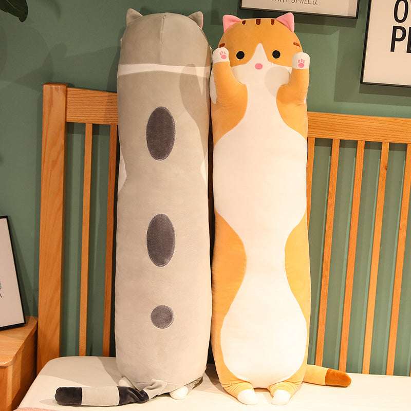 Confortable Pillow Plush Cat - Biggest Cat and Meow | Long Cat Sleeping Pillow | GadWitch Toy Store