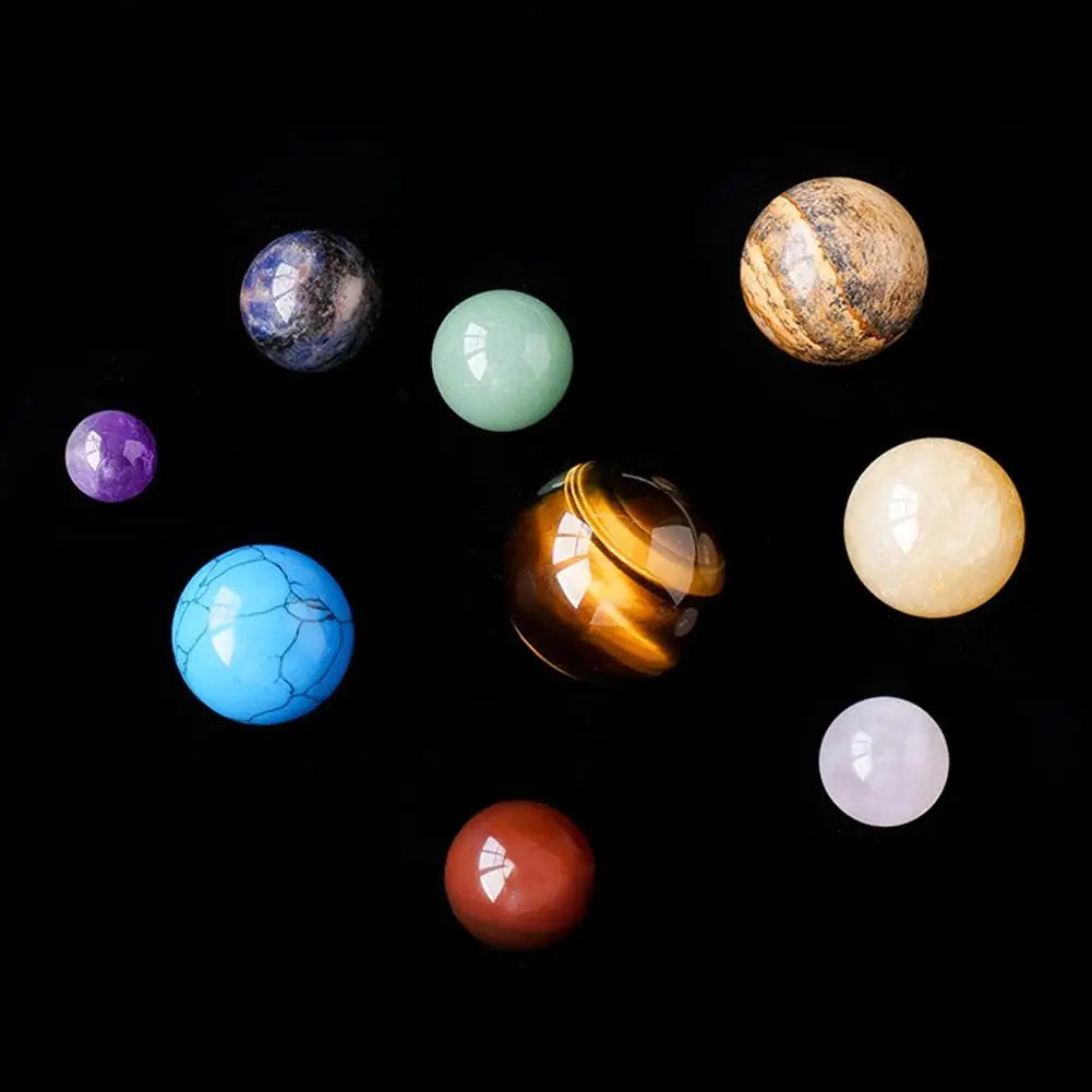 Crystal shops - solar system exploration - 9 Crystals Solar System Planets Stones - GadWitch Toys