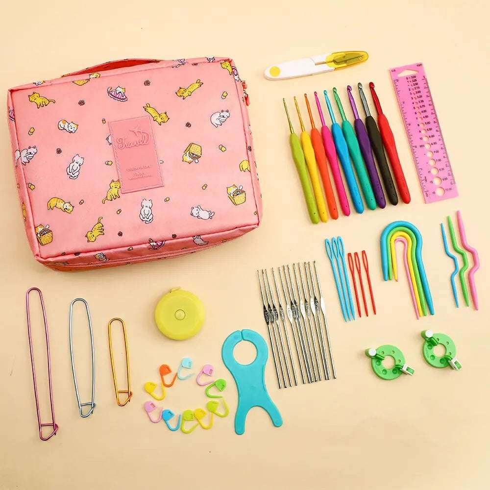 Details of 53 pieces Complete Crochet for Beginners Kit - GadWitch Toys