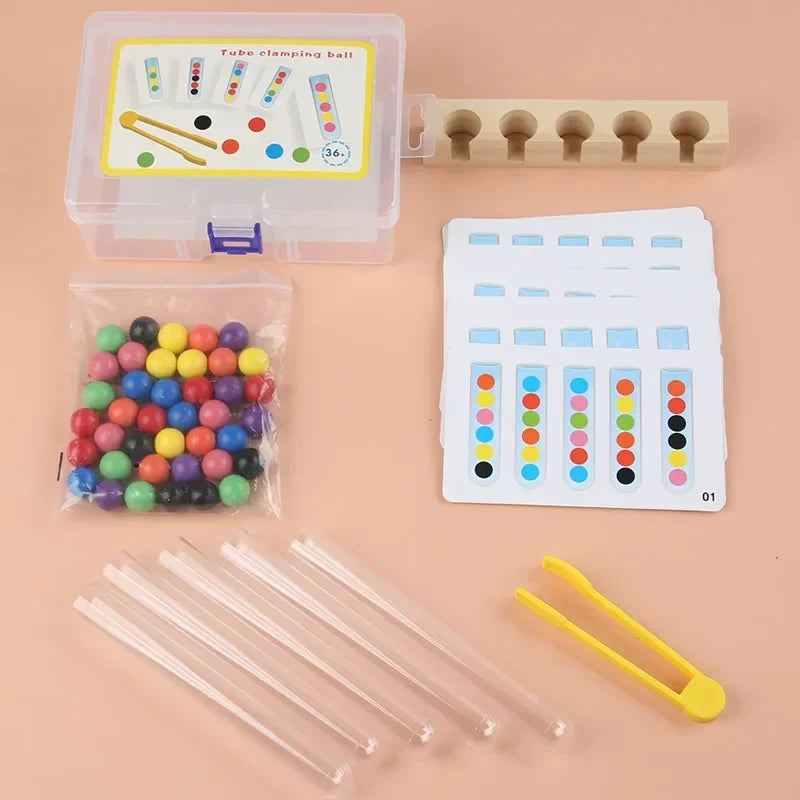 Montessori Education | Multi Color Counting Tube Bead