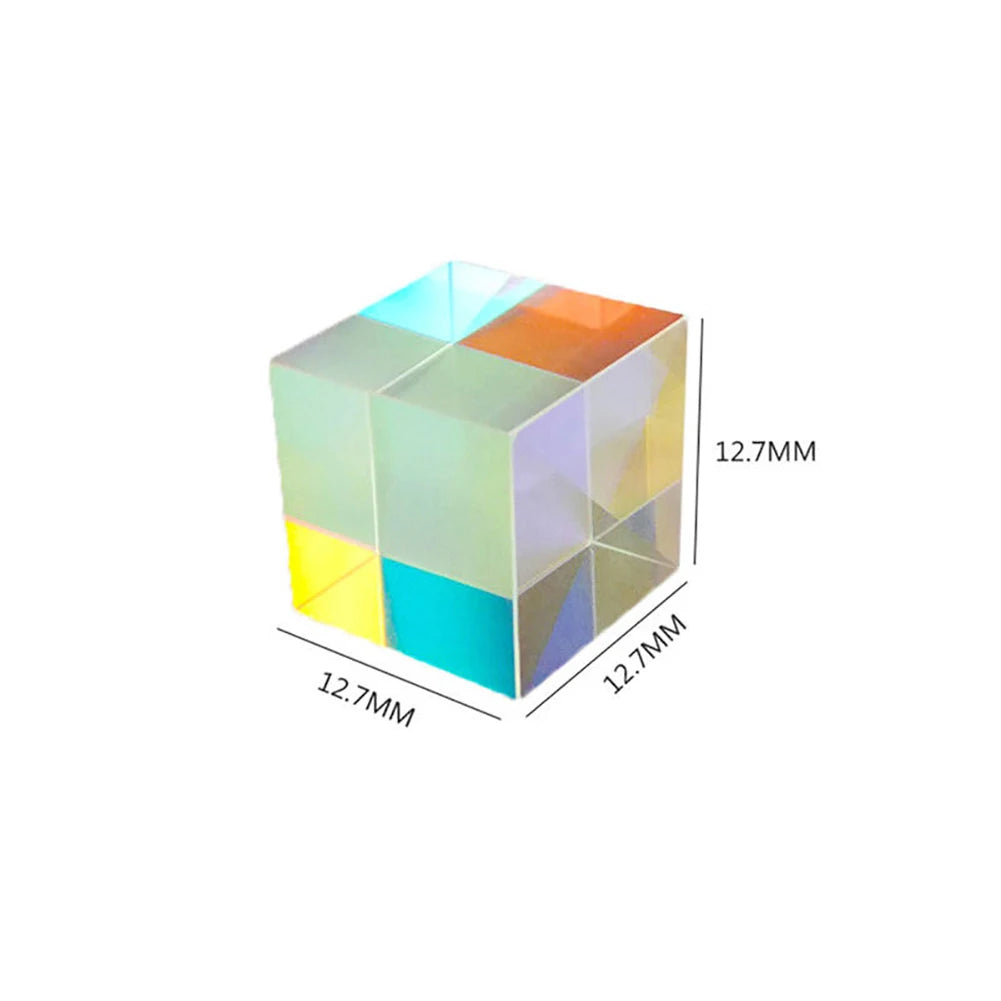 Dimension of Prism Optics Toy - Prisma Light Dispersion Cube | STEM Optics physics Toy | GadWitch Toys