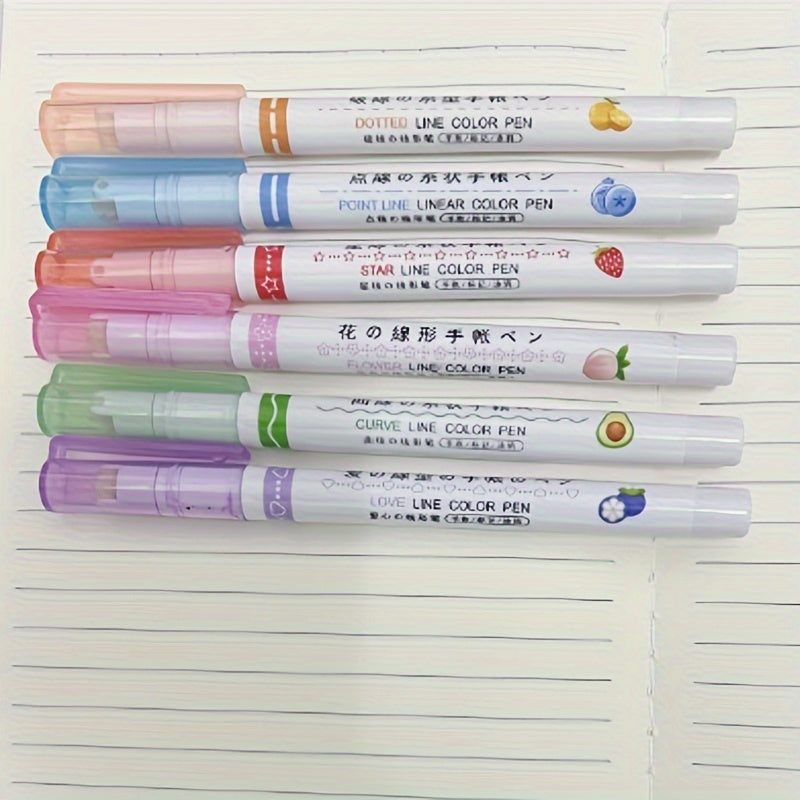 Drawing of pens - ColorCurve Magic Pens: Transform Your Creativity with 6 Colorful Art Drawing Pens – Quick-Dry and Fun!