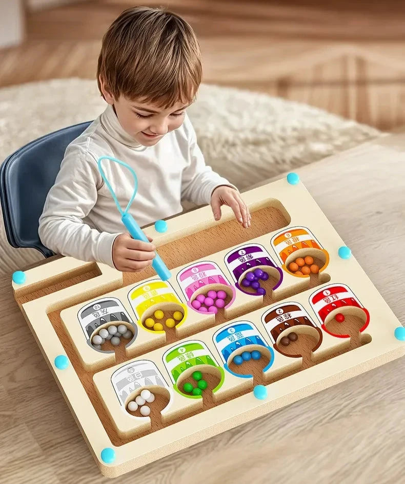 Educational Colour - Magnetic Colors Maze | count and match game | GadWitch Toys