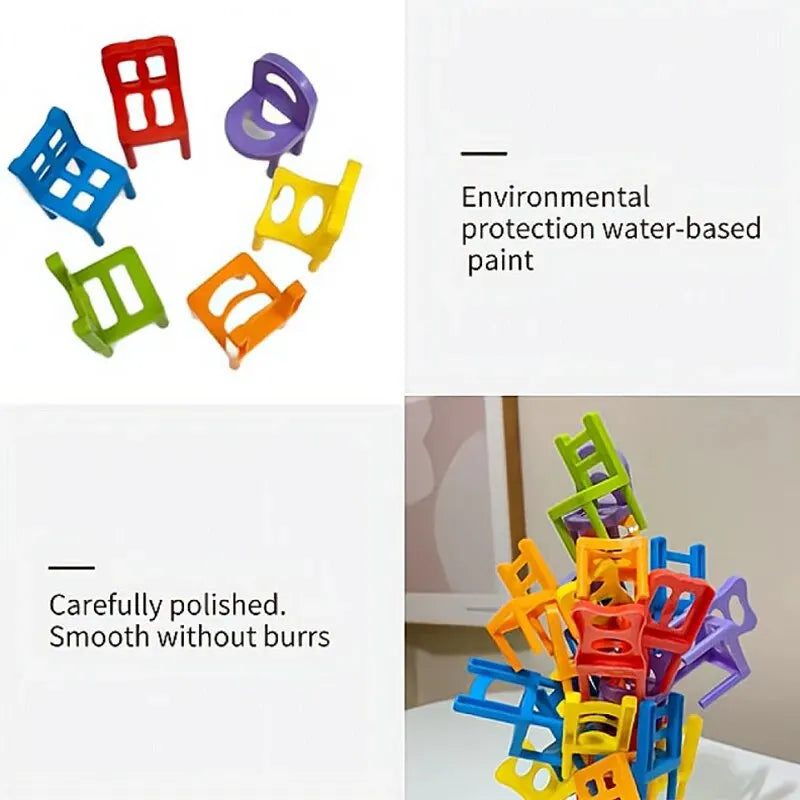 Finger Games - The Chairs Stack Game | Top Games to play with a friends | GadWitch Toys