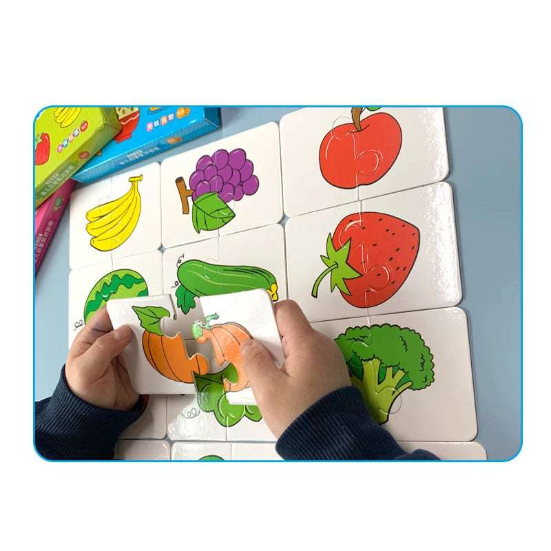 Fruits and Vegetables - Vocabulary Toys - Flash Cards ideas | Puzzle Game Vocabulary toys | GadWitch Toys