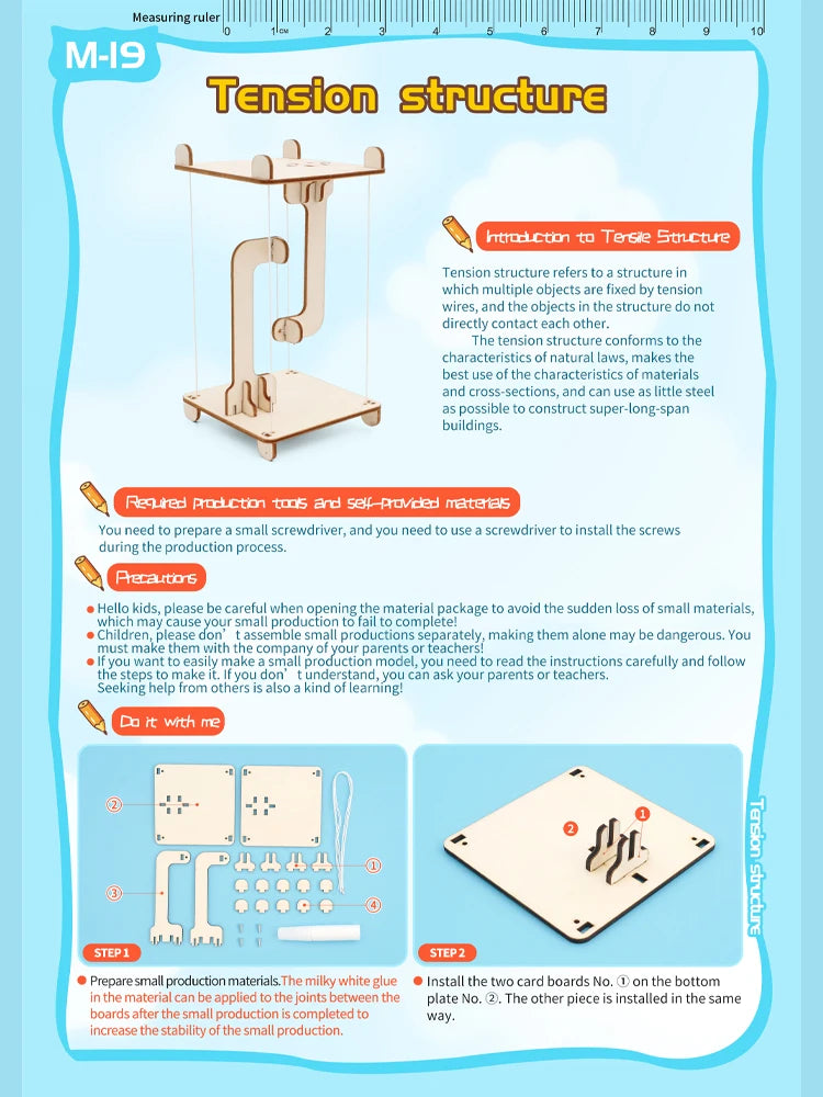 Instructions of DIY Floating Tensegrity Table – Fun STEM Science Toy | GadWitch Toys