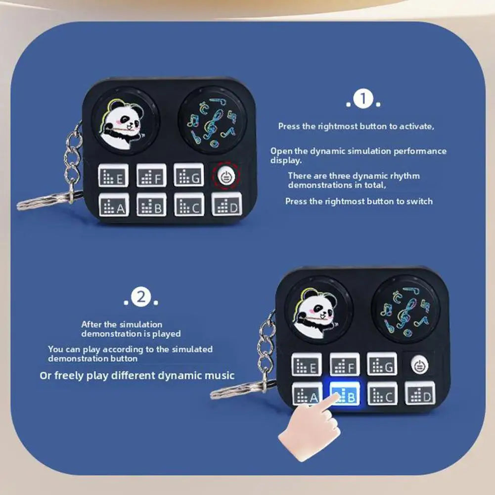 Instructions of Beats Music Keychain – Mini DJ Turntable Gift | GadWitch Toys