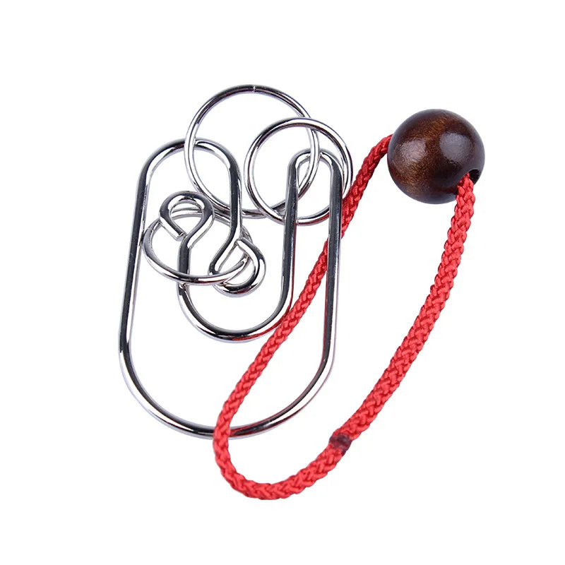 Iron, Wood and Red rope - Train Your Brain with Rope Puzzles – Shop Now! | GadWitch Toys