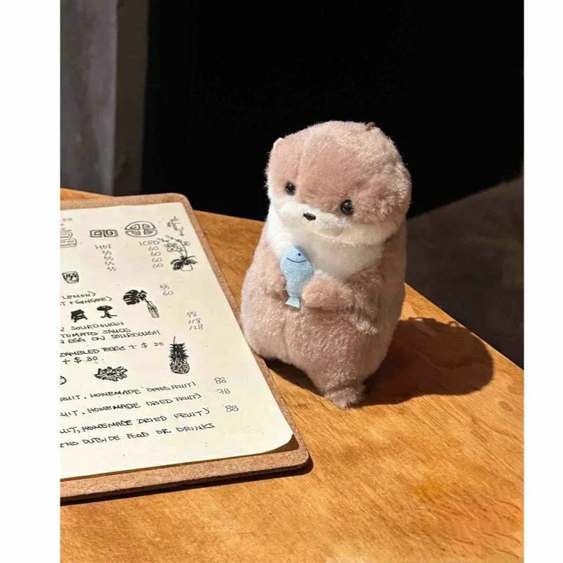 Japanese Otter Plush – Plush Toy That Hugs a Fish! | GadWitch Toys