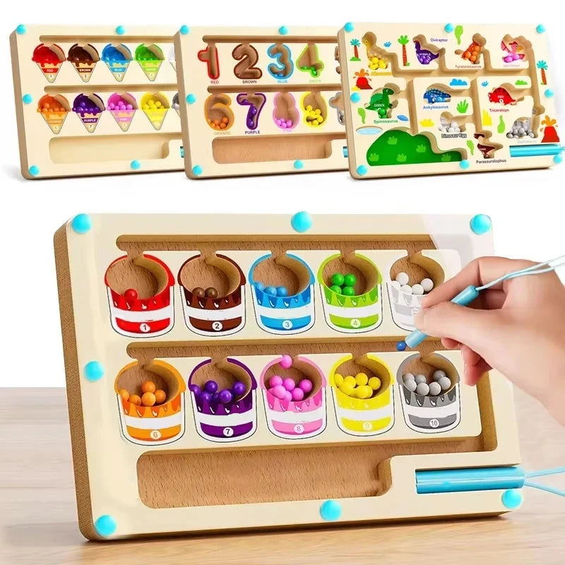 Magnetic Colors Maze | count and match game | GadWitch Toys