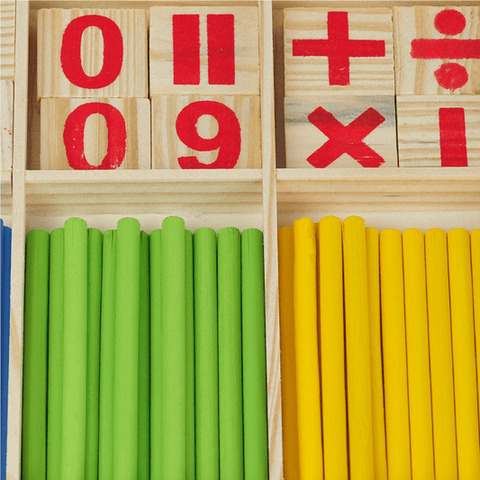 Math Payground Math - Wood Sticks Math Playground math | Montessori Method | GadWitch Toys