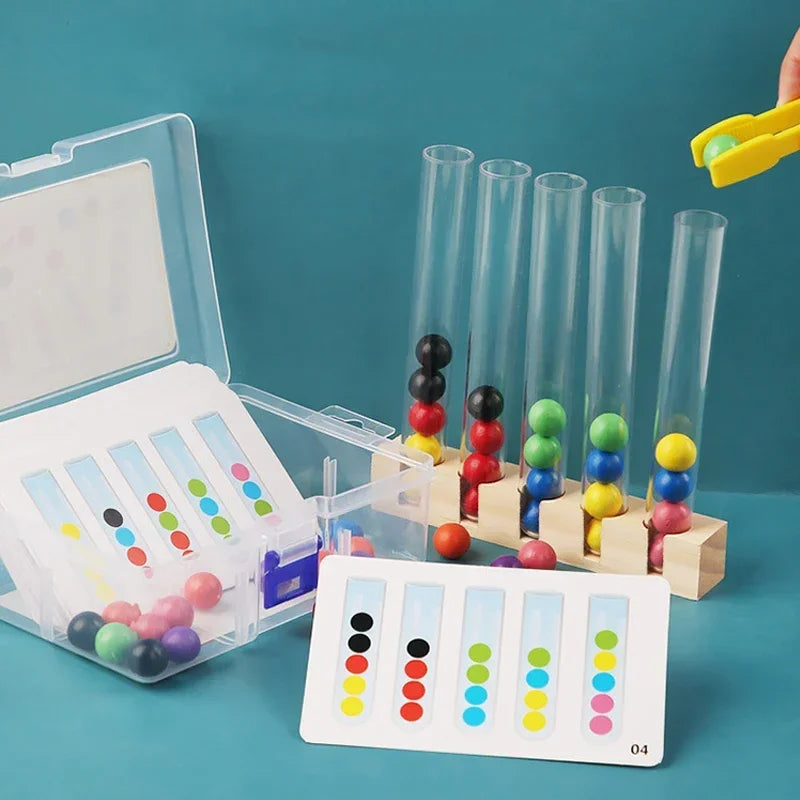 Montessori Education | Multi Color Counting Tube Bead