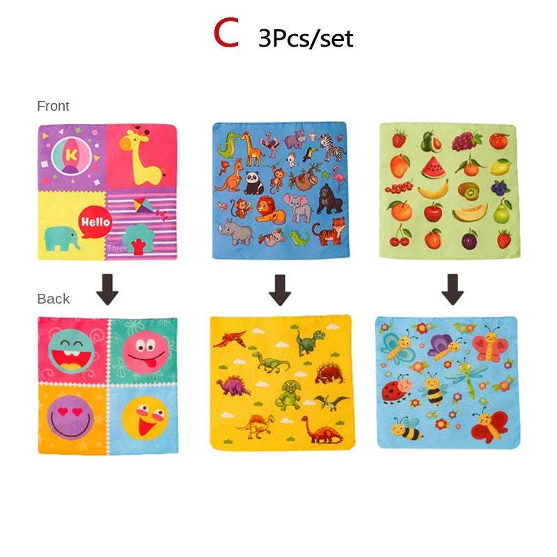 Pack C - things to do with a 4 month old  Sensory Montessori Magic Tissue Box | infants learning | GadWitch Toys