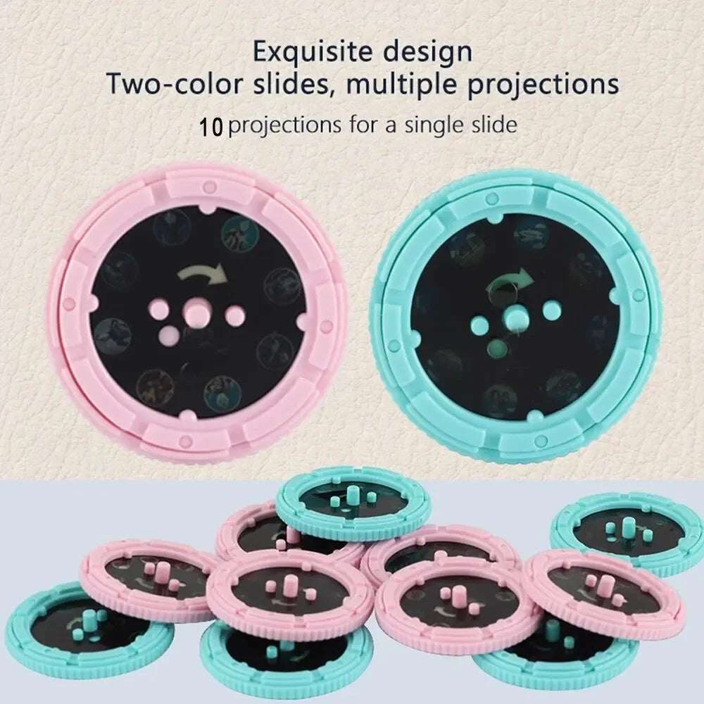 Projection disk detail - Badtime story projection - GadWitch Toys