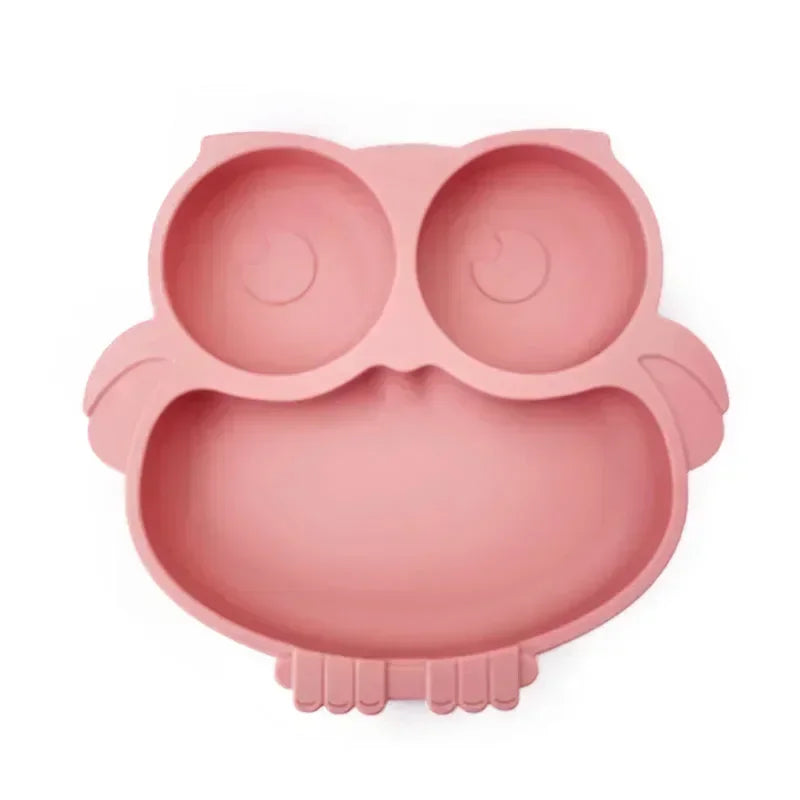 red owl - baby suction plates - Baby Safe Silicone Suction Plate–Non-Toxic & BPA-Free | GadWitch Toys