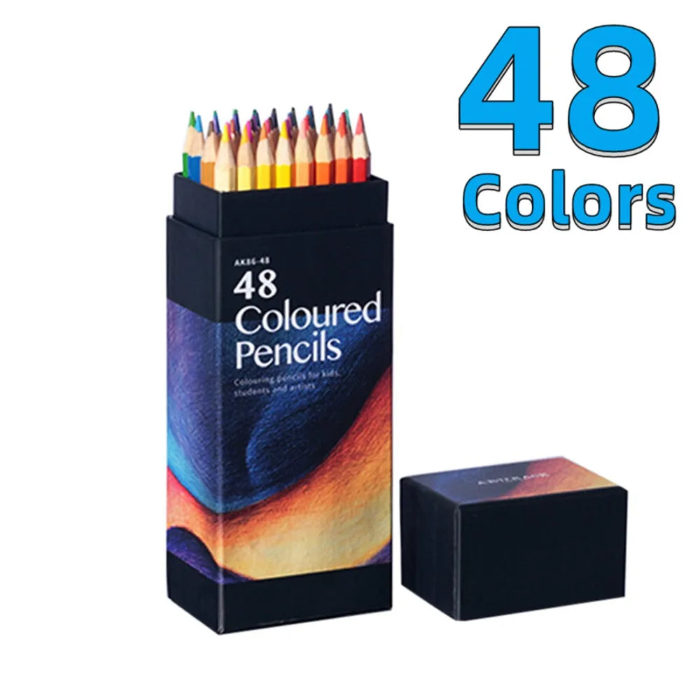 Pencil Art Drawing Colored Pencil Sets — 12 to 160 Colors for Sketching & Blending