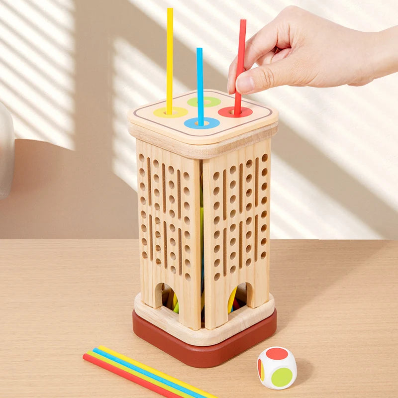 🧩 Colorful Wooden Tower Stacking Game – Play, Learn & Grow with Every Move!