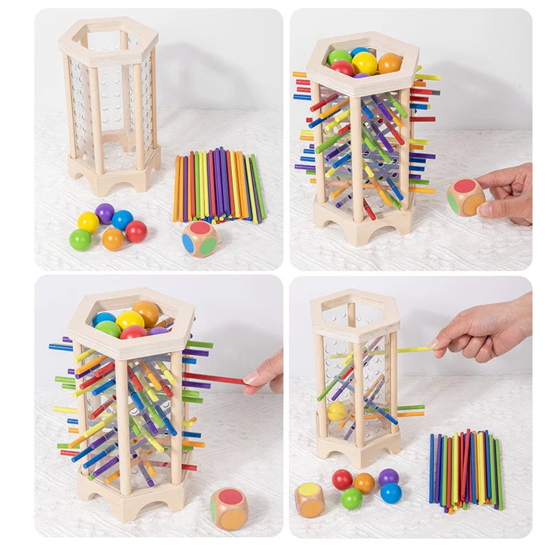 🧩 Colorful Wooden Tower Stacking Game – Play, Learn & Grow with Every Move!