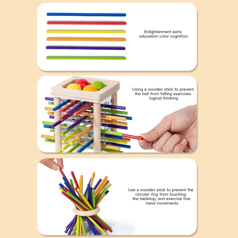 🧩 Colorful Wooden Tower Stacking Game – Play, Learn & Grow with Every Move!