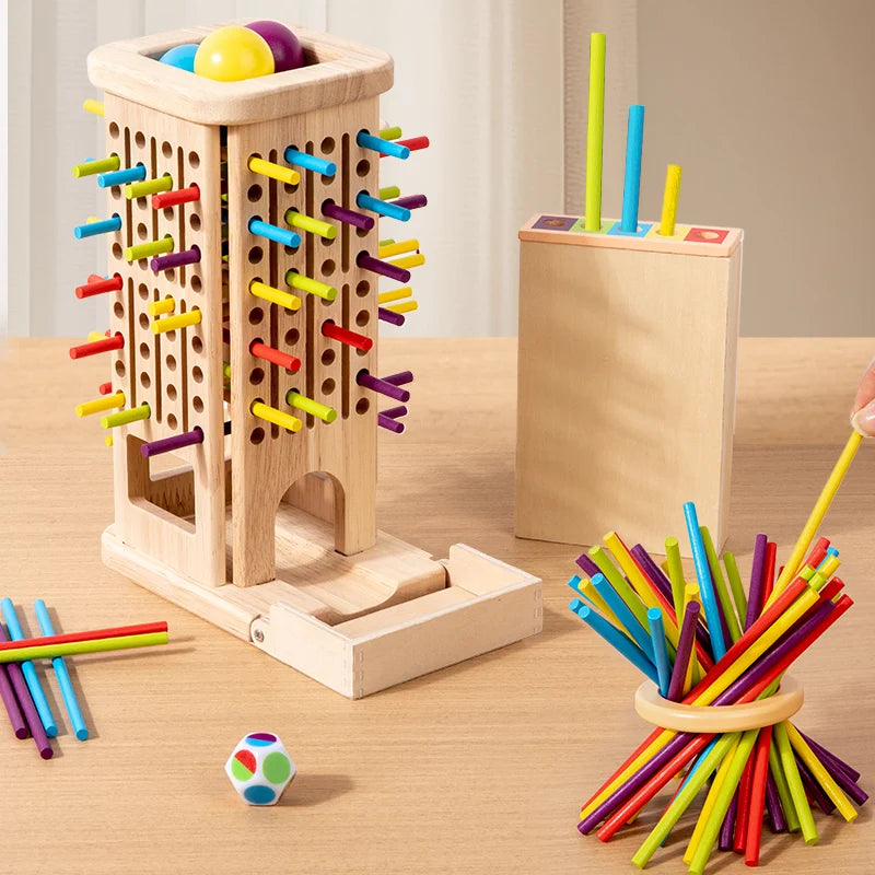 🧩 Colorful Wooden Tower Stacking Game – Play, Learn & Grow with Every Move!