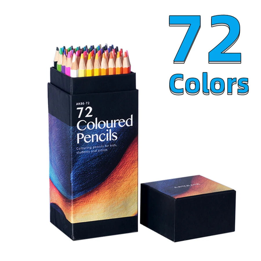 Pencil Art Drawing Colored Pencil Sets — 12 to 160 Colors for Sketching & Blending