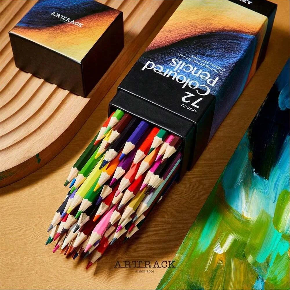 Pencil Art Drawing Colored Pencil Sets — 12 to 160 Colors for Sketching & Blending
