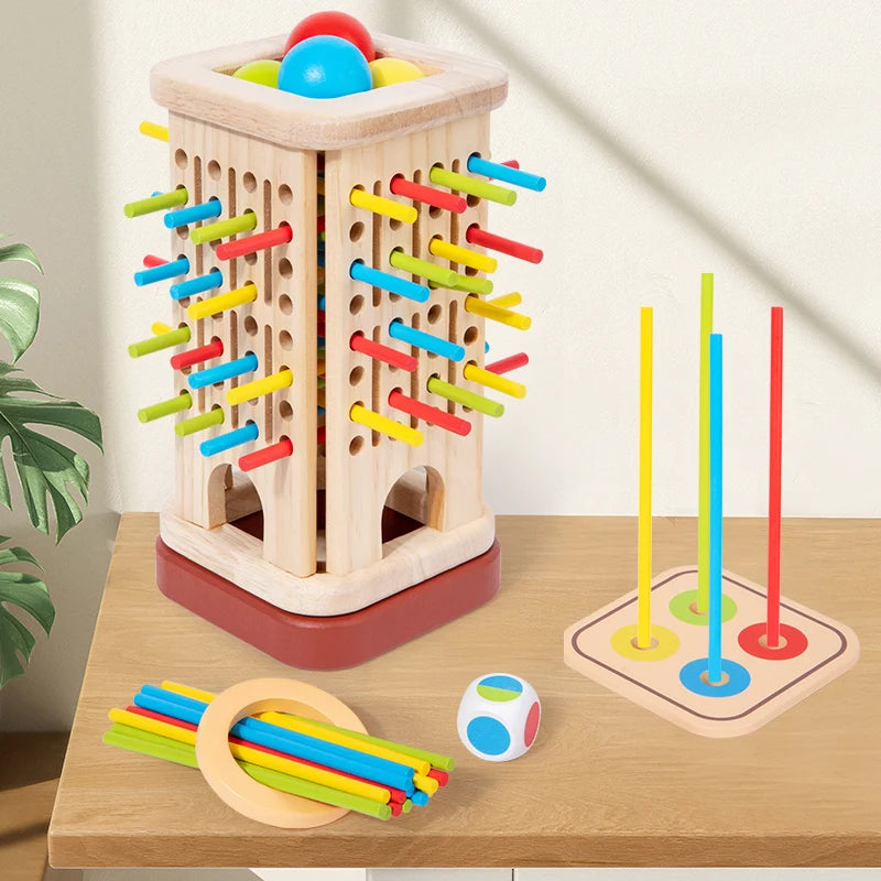 🧩 Colorful Wooden Tower Stacking Game – Play, Learn & Grow with Every Move!