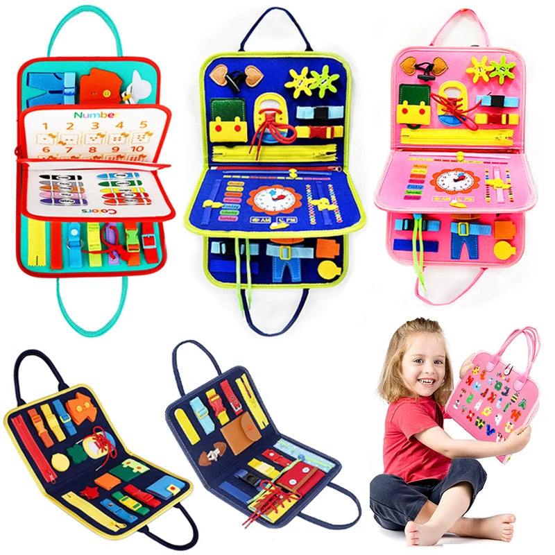 Shape of Color - Sensory Activity Board | Learn Shapes, Colors & Count | GadWitch Toys