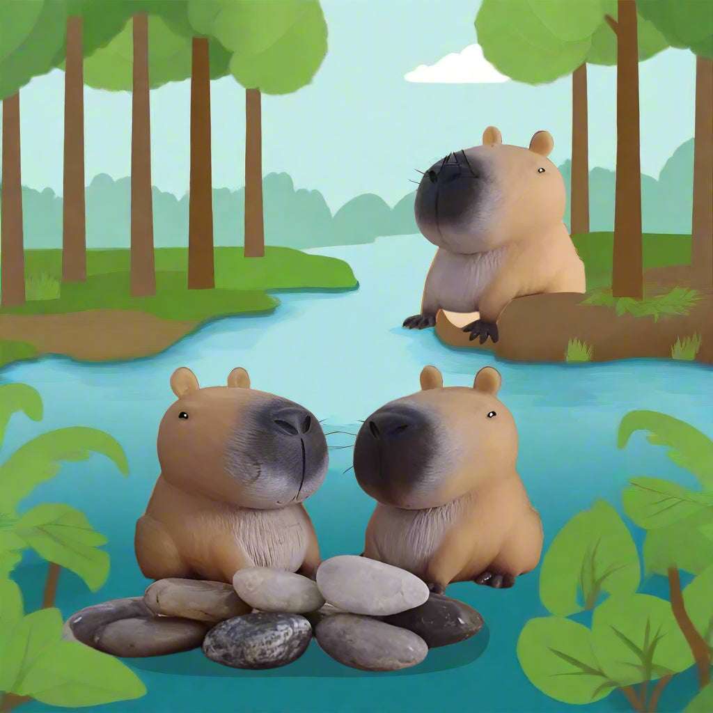 The Capybara - Capibara Squishy Toy โ The Cutest Stress Reliever! | GadWitch Toys