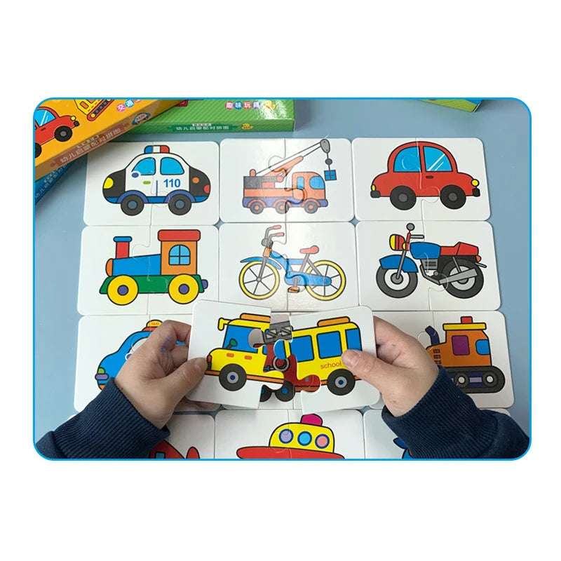 Transport - Puzzle Play- Flash Cards ideas | Puzzle Game Vocabulary toys | GadWitch Toys