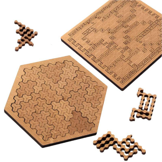 Wood Block IQ Puzzle–Can You Solve This Brain Teaser? | GadWitch Toys