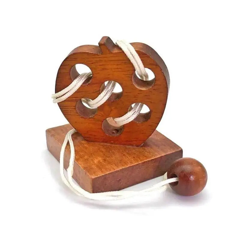Wood Apple Train Your Brain with Rope Puzzles – Shop Now! | GadWitch Toys