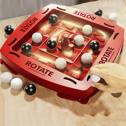 Strategic Fun with Rotating Chess Track Game | GadWitch Toys