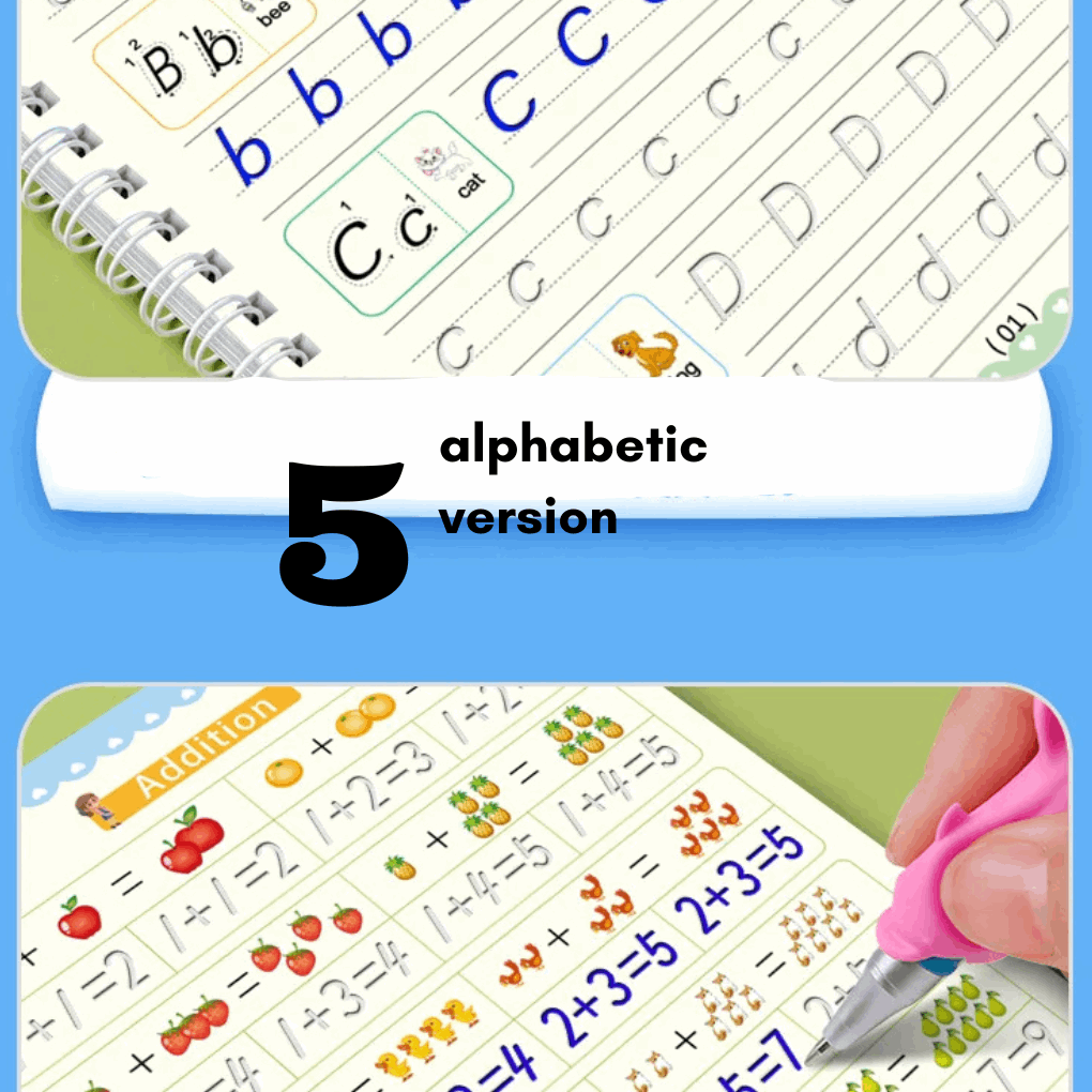 alphabet tracing - Teach Handwriting with Reusable Copybooks for Ages 3-8 | GadWitch Toys