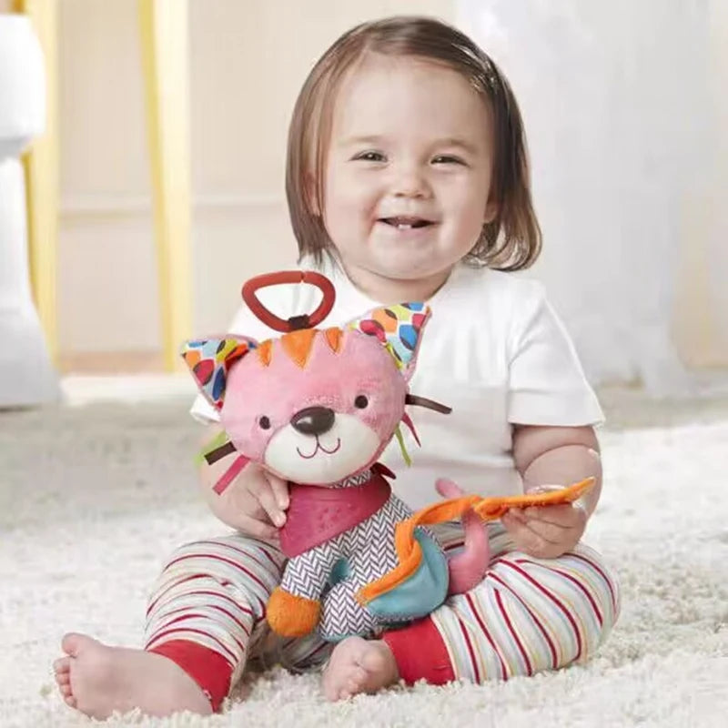 baby with cat - On-the-Go Baby Toys: Rattle, Teethe & Play Anywhere | GadWitch Toys