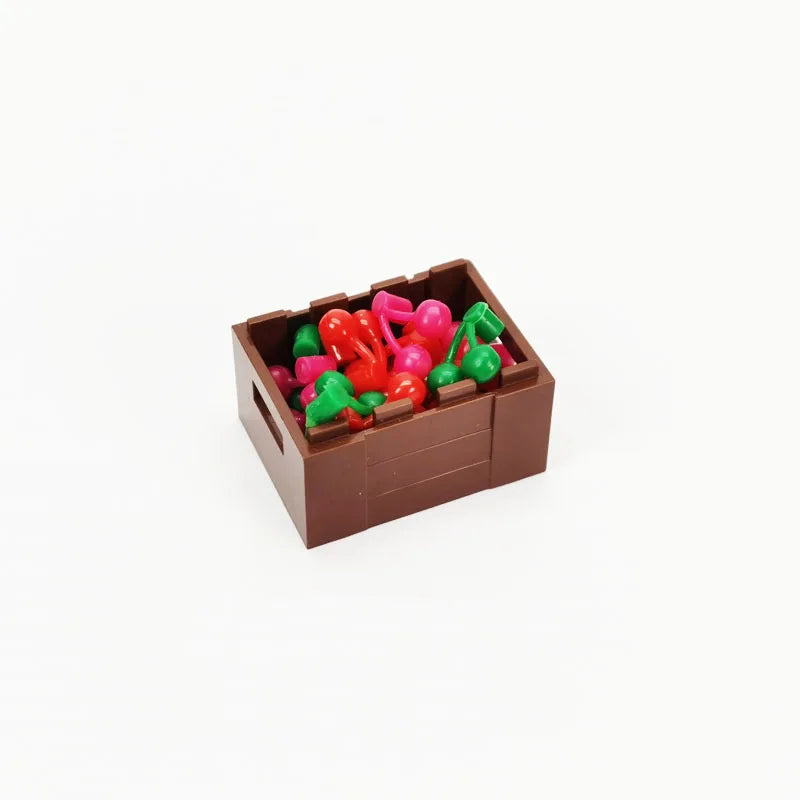 basket and cherry - Build Your Own Toys & Colors Grocery Store | GadWitch Toys