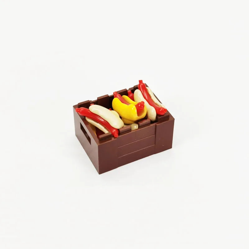 basket and hot dog - Build Your Own Toys & Colors Grocery Store | GadWitch Toys
