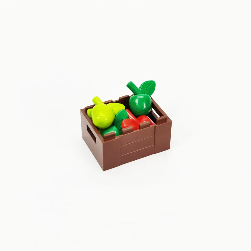 basket and apple - Build Your Own Toys & Colors Grocery Store | GadWitch Toys