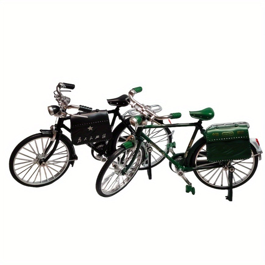 black and green 1:10 Scale DIY Bicycle Model – Perfect Gift Idea | GadWitch Toys