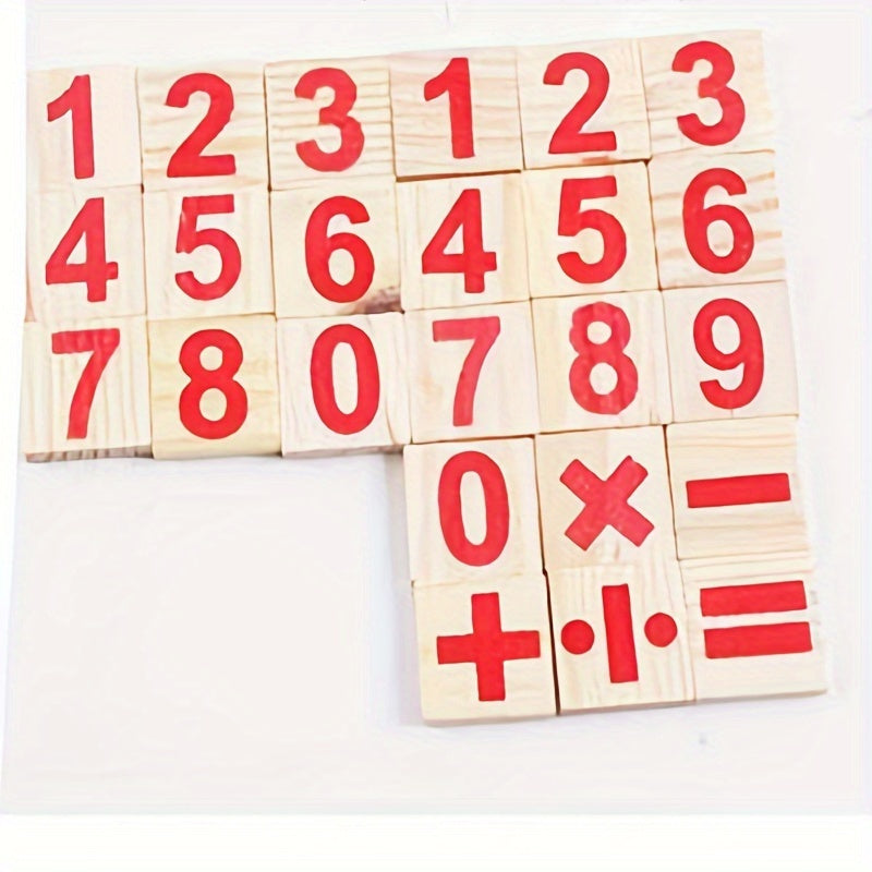 Block Numbers - Wood Sticks Math Playground math | Montessori Method | GadWitch Toys